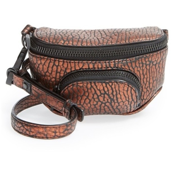 Alexander Wang Handbags - ALEXANDER WANG 'DUMBO' MINI BRONZE WAIST BAG